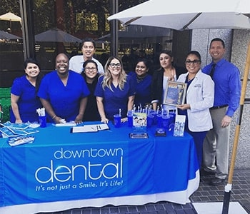 Downtown Dental doing Dental Campaign